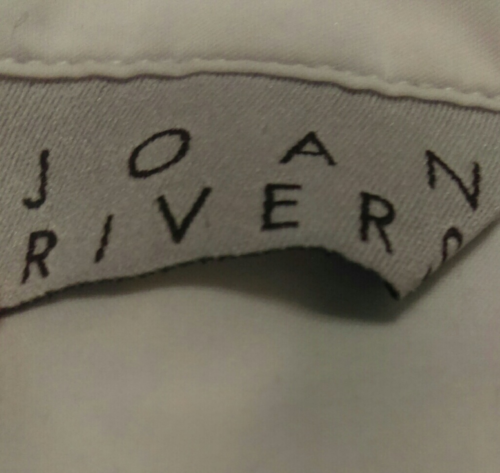 Joan Rivers white button down shirt with pockets - Picture 4 of 8